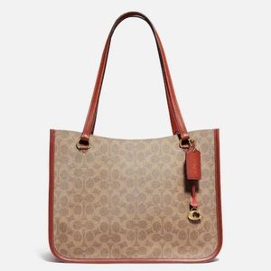 🎉EARLY BLACK FRIDAY SALE ALL MUST GO🎉COACH Tyler Carryall In Signature Canvas